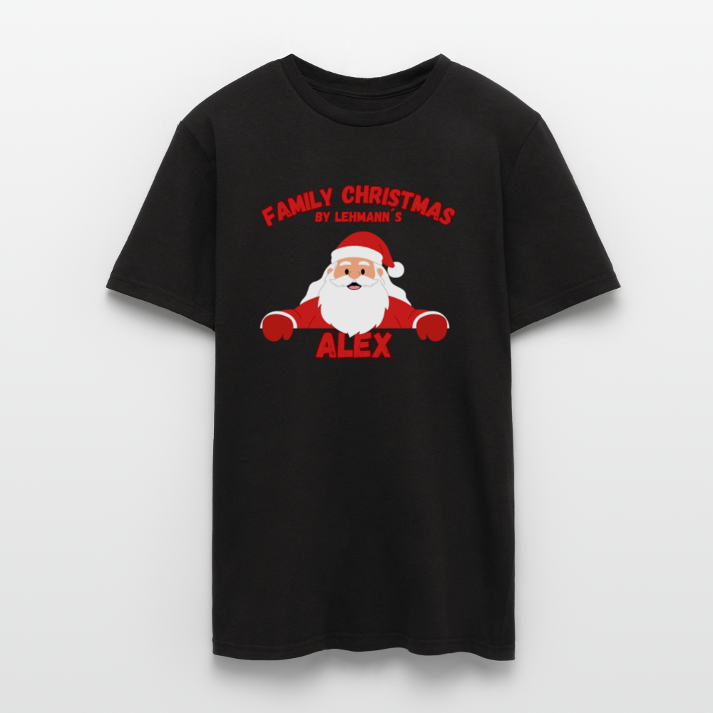 Männer T-Shirt Weihnachten - Schwarz