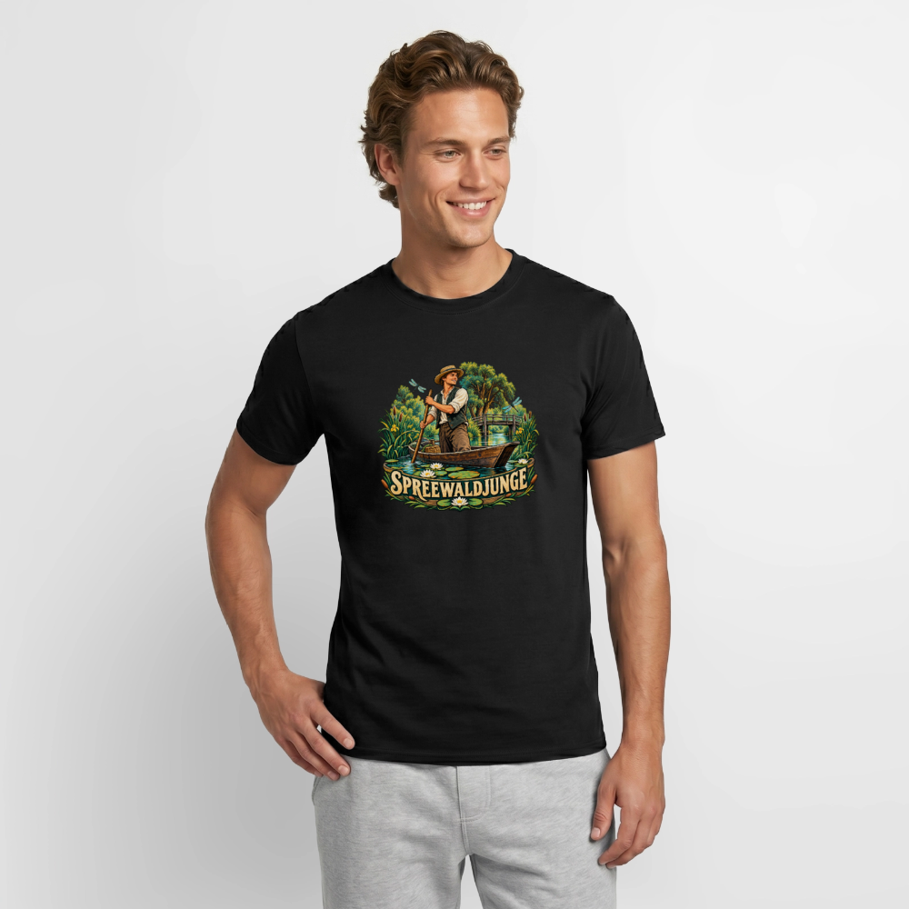 Männer T-Shirt - Schwarz