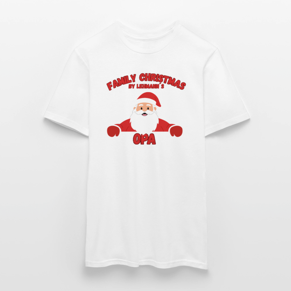 Männer T-Shirt Weihnachten opa - Weiß