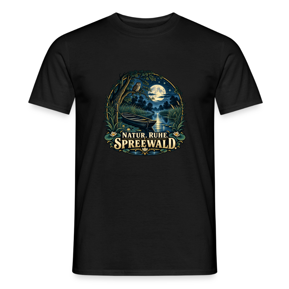 Männer T-Shirt - Schwarz