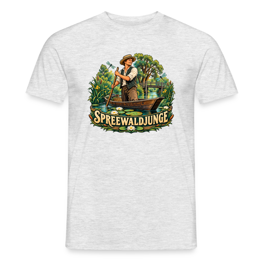 Männer T-Shirt - Grau meliert