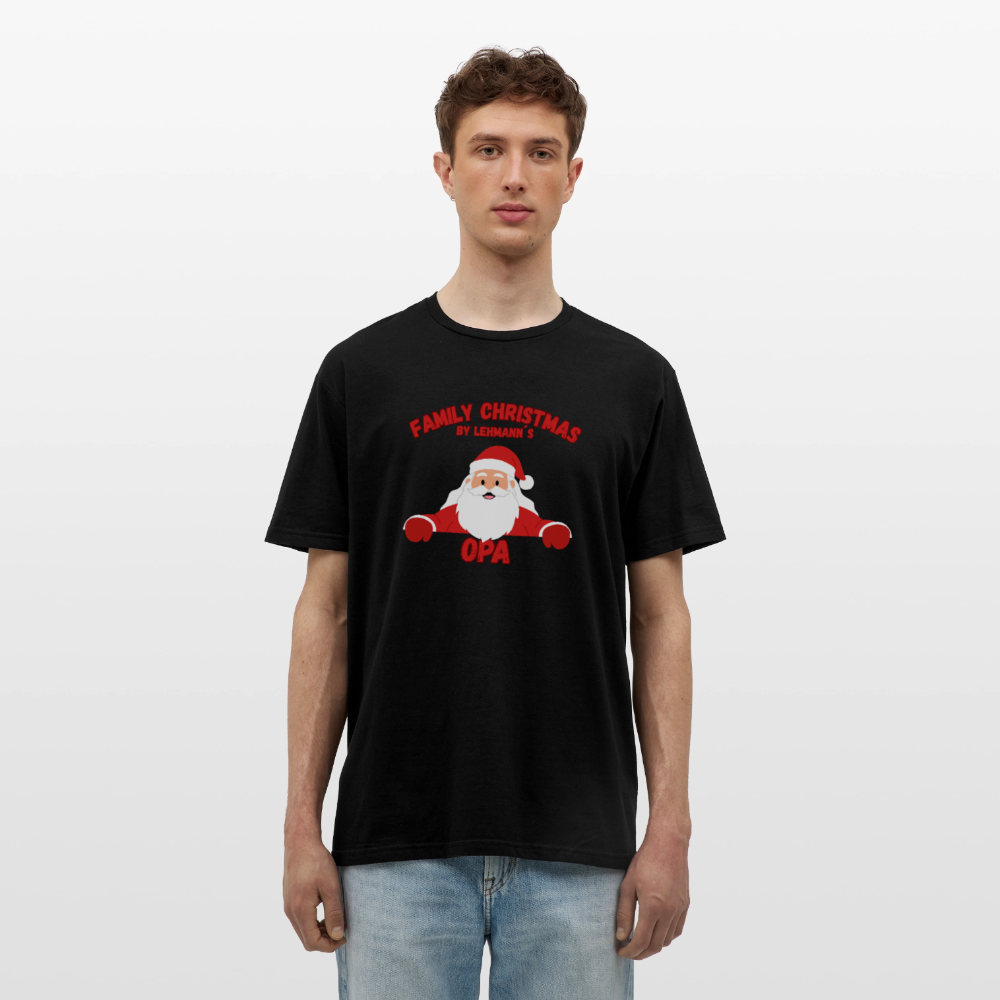 Männer T-Shirt Weihnachten opa - Schwarz