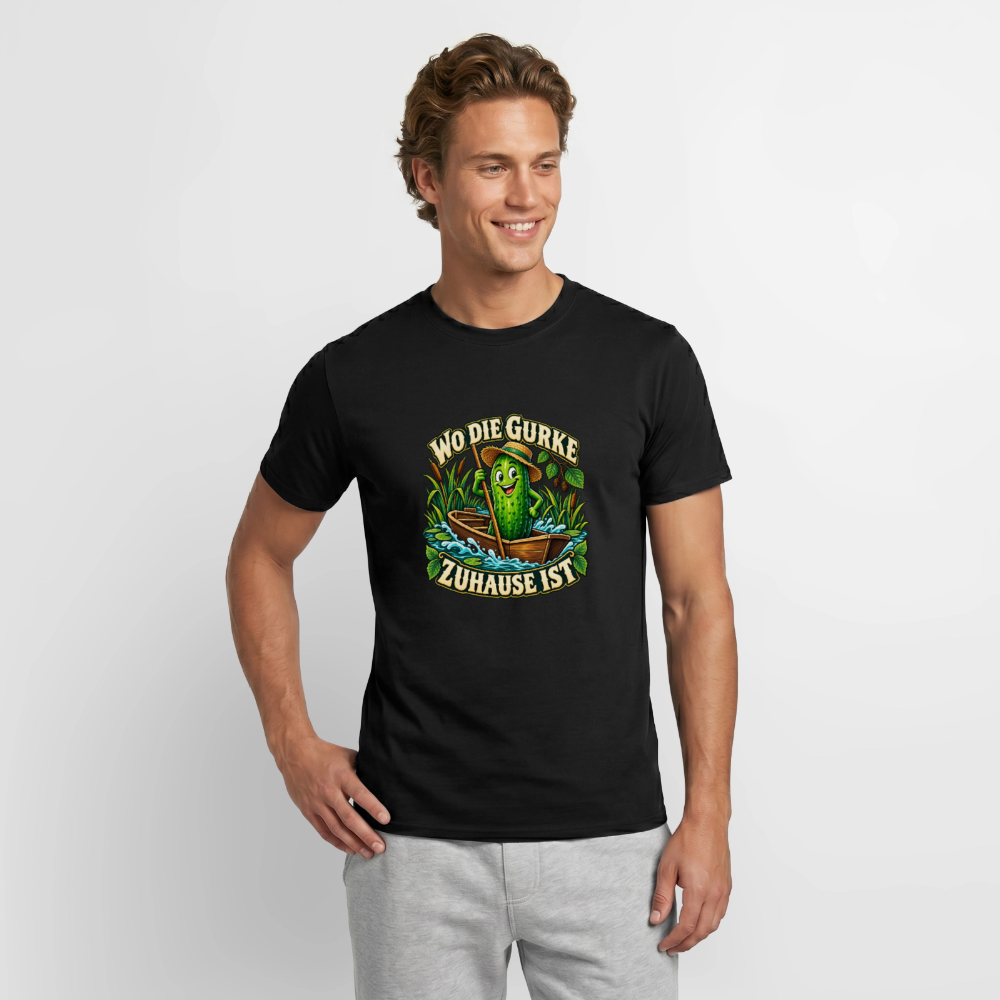 Männer T-Shirt - Schwarz