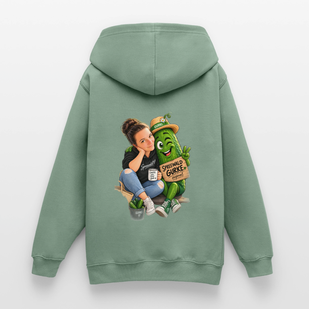 Teenager Hoodie - Graugrün