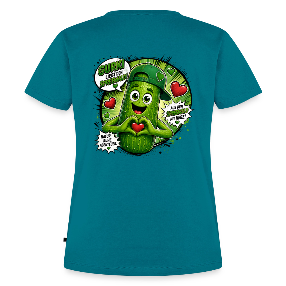 Frauen Premium T-Shirt - Petrol