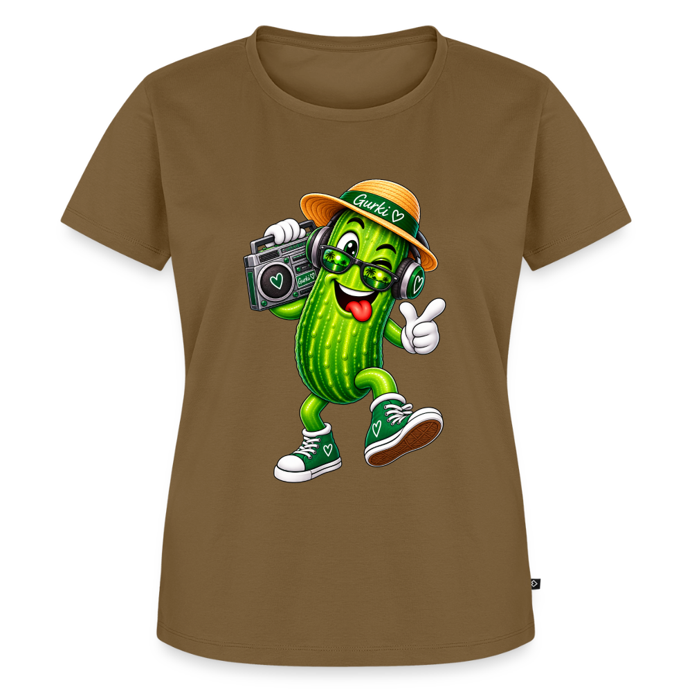 Frauen Premium T-Shirt - Nussbraun