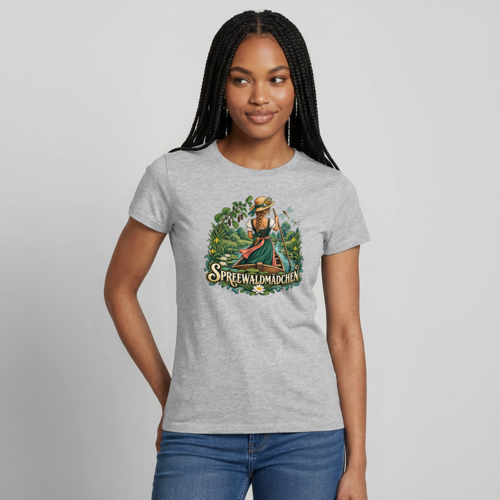 Frauen T-Shirt - Grau meliert