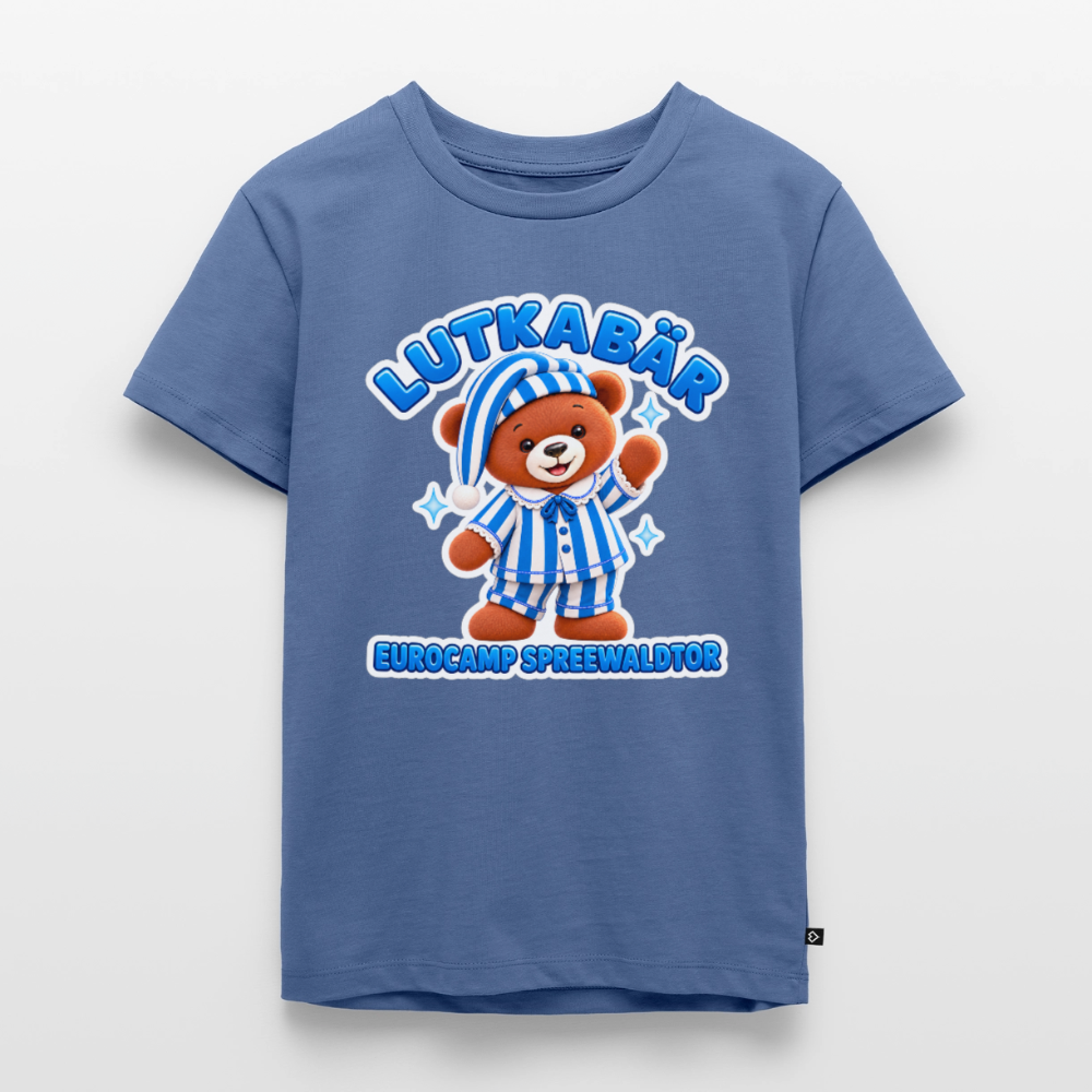 Kinder Premium T-Shirt - Taubenblau