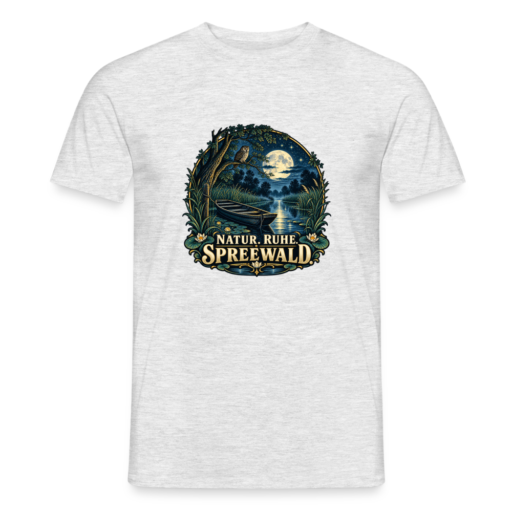 Männer T-Shirt - Grau meliert