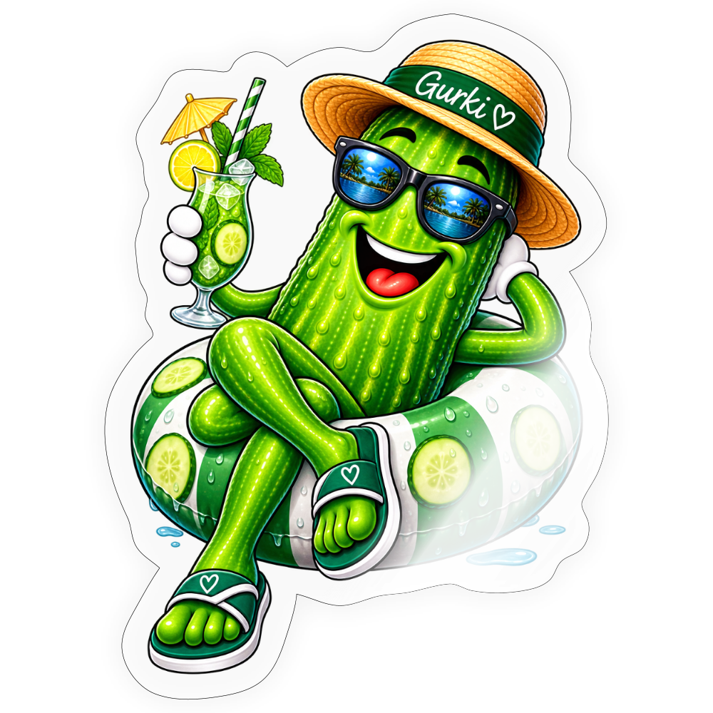Sticker Größe S (10 x 10 cm) - Transparent glänzend