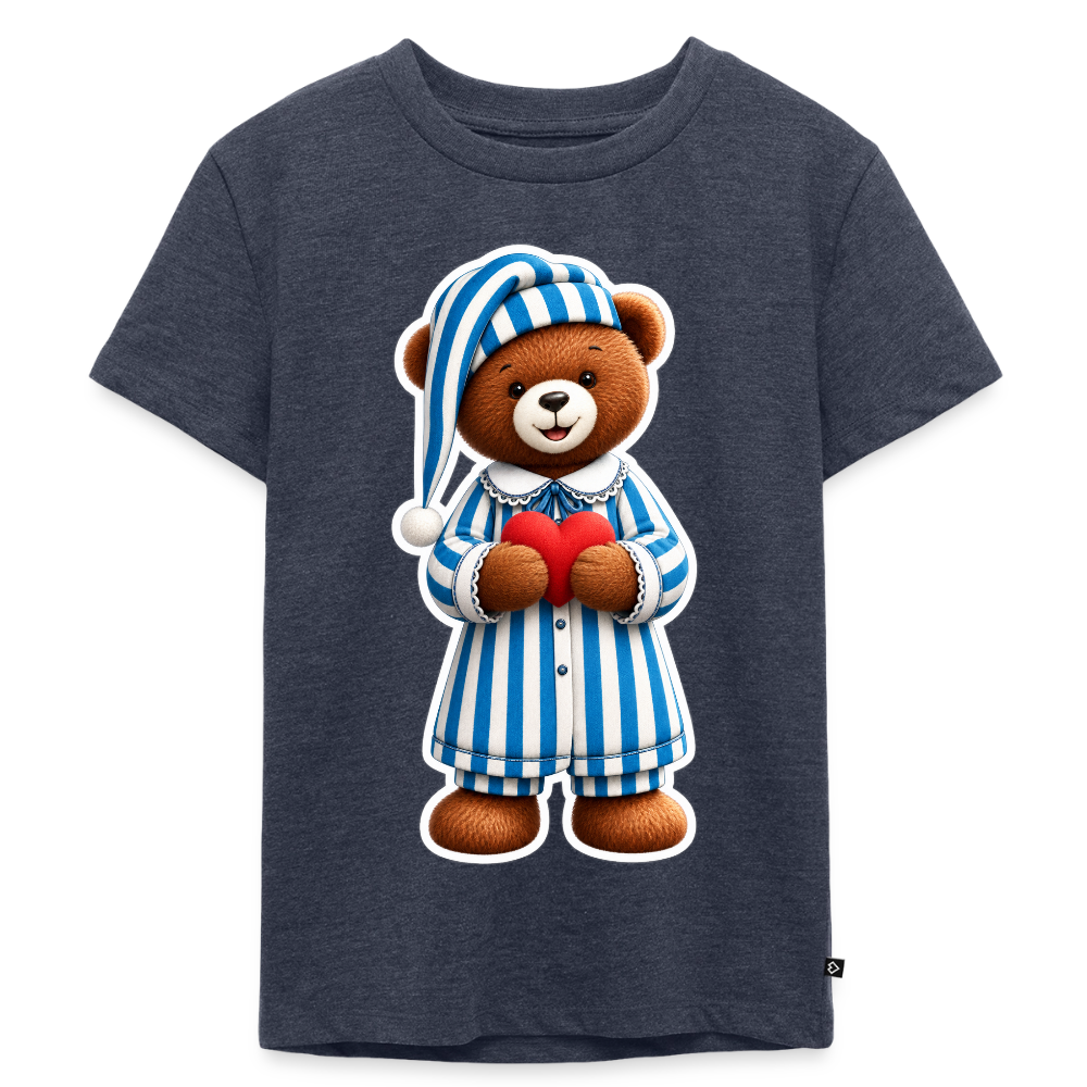 Kinder Premium T-Shirt - Jeansblau 