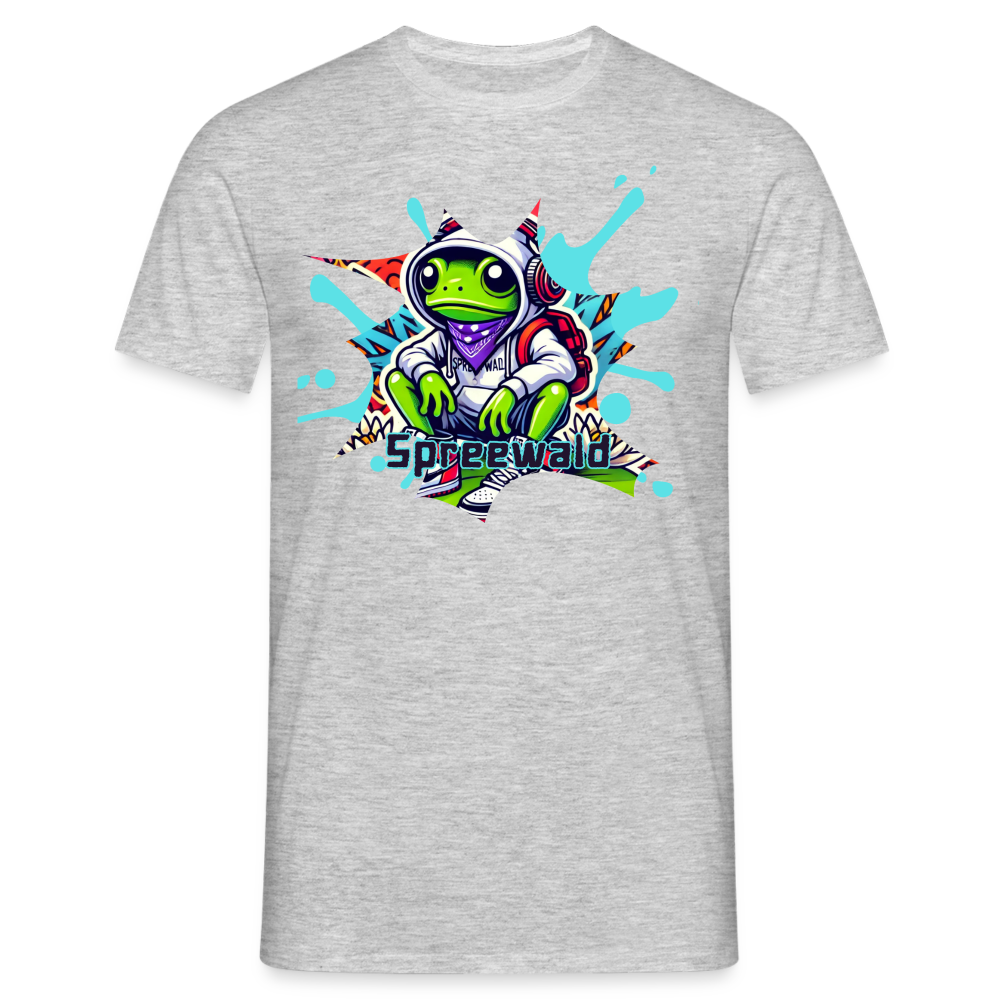 Männer T-Shirt - Grau meliert