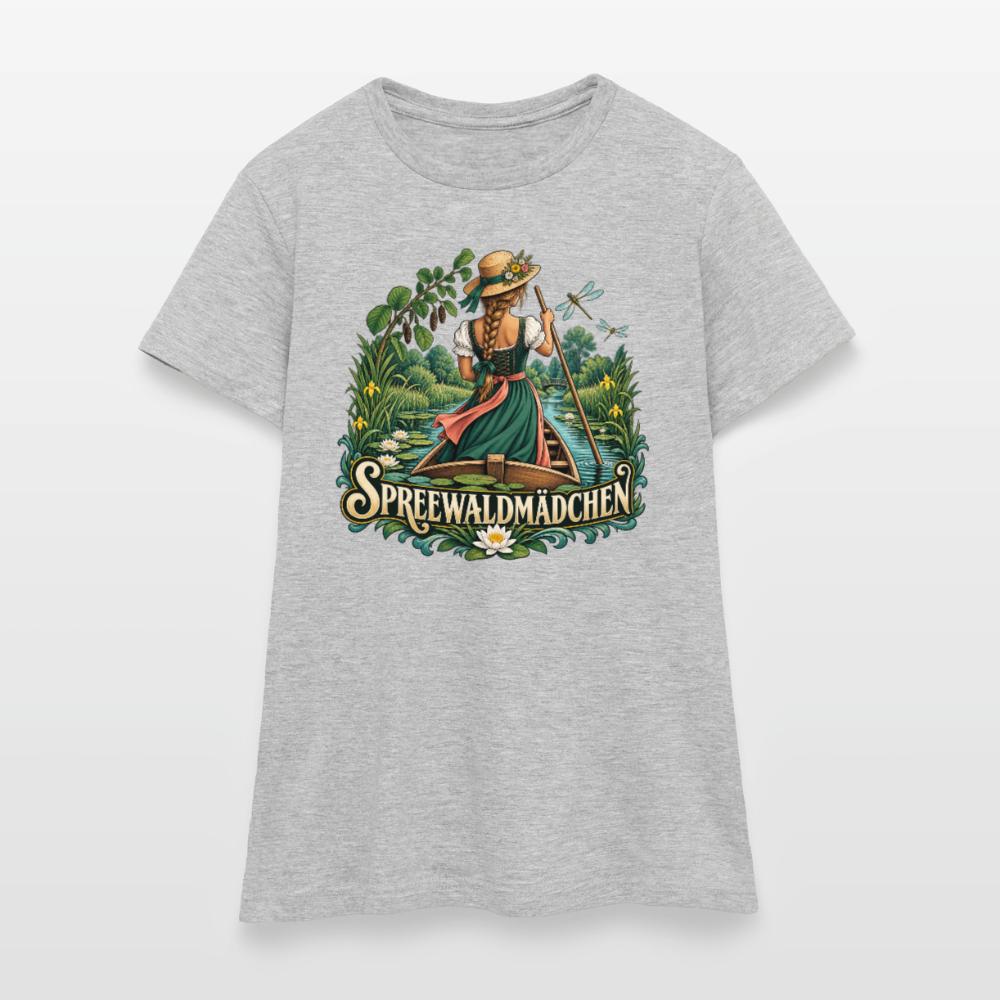 Frauen T-Shirt - Grau meliert