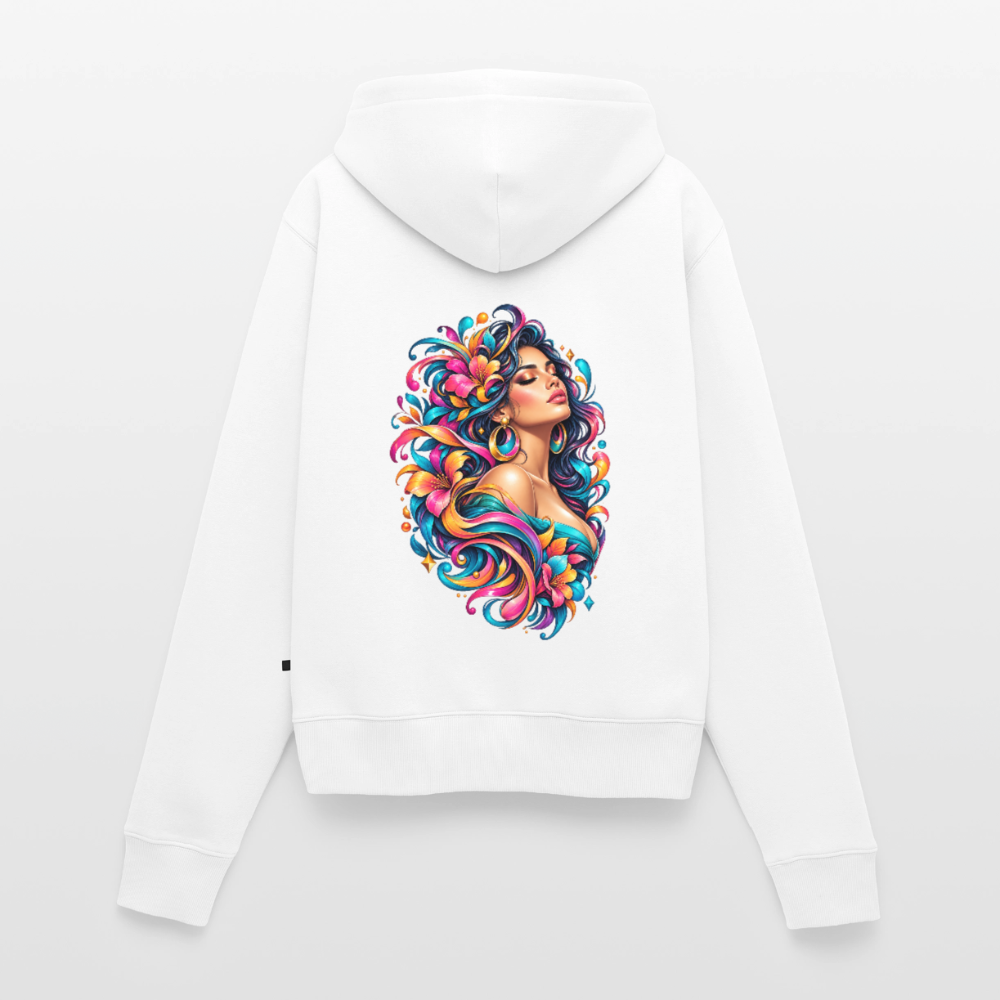 Frauen Premium Kapuzenjacke - Weiß