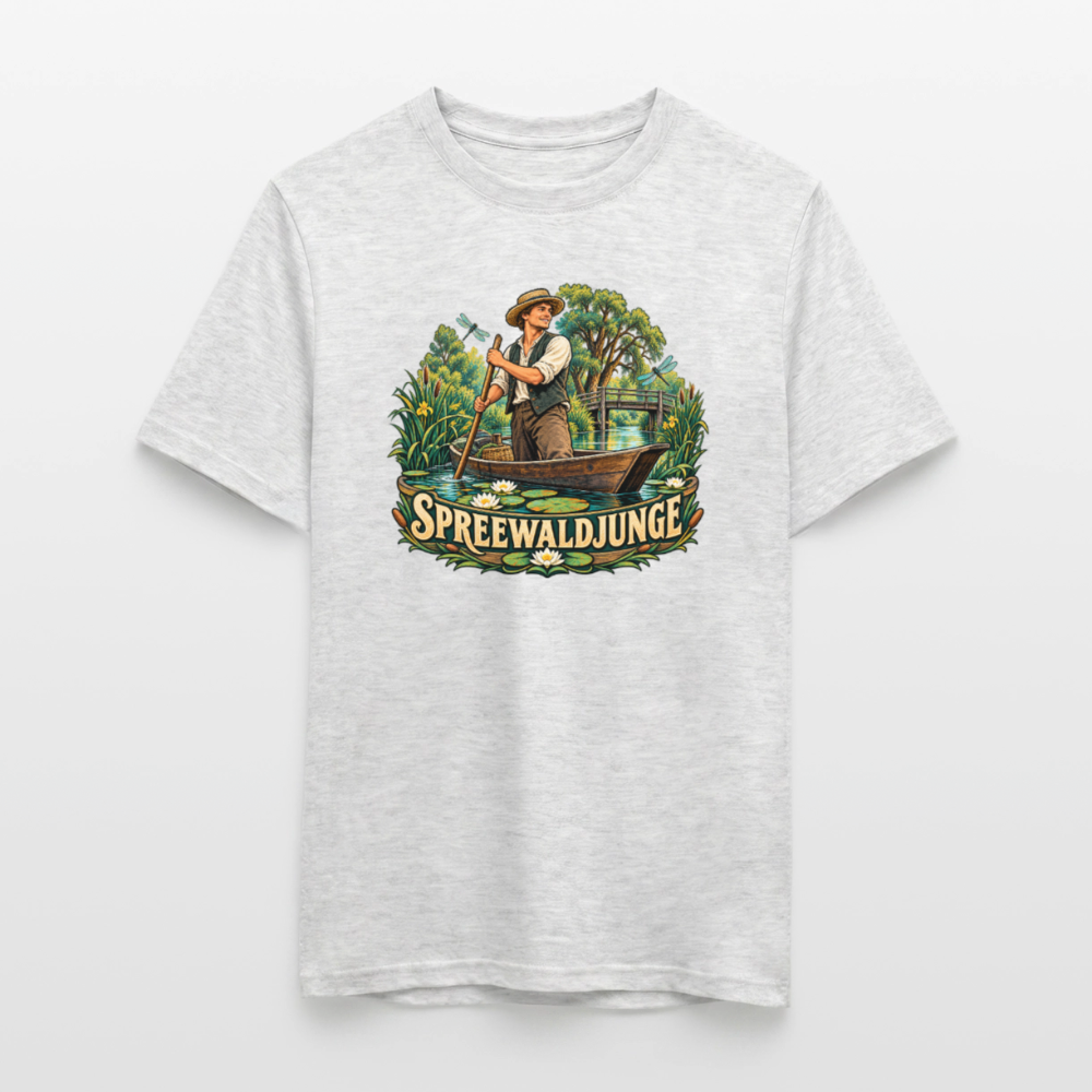 Männer T-Shirt - Grau meliert