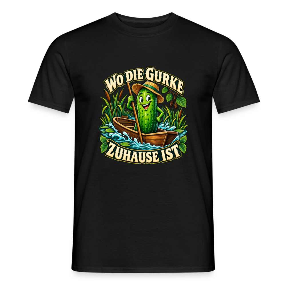 Männer T-Shirt - Schwarz