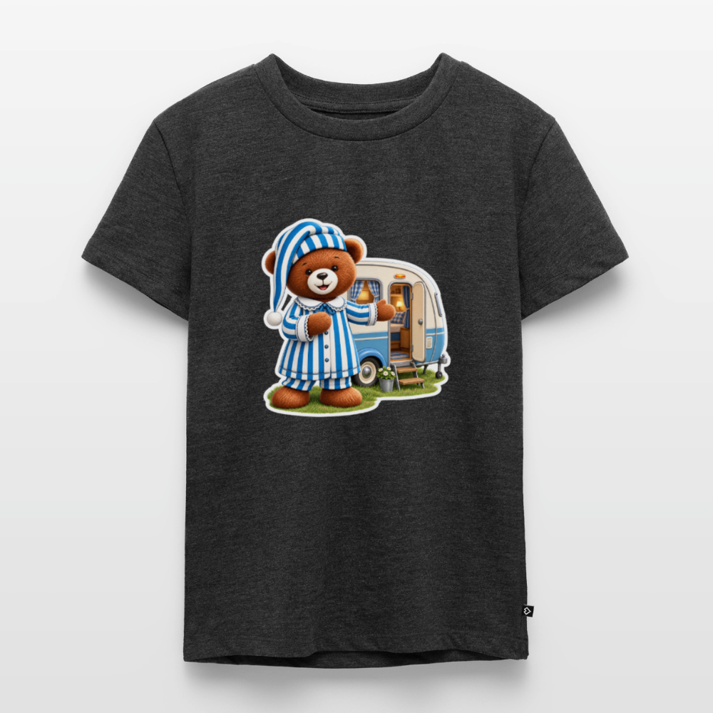 Kinder Premium T-Shirt - Anthrazit meliert