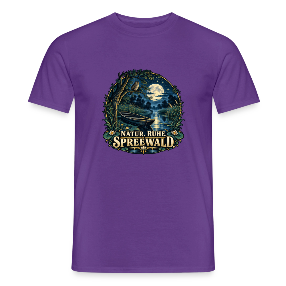 Männer T-Shirt - Lila