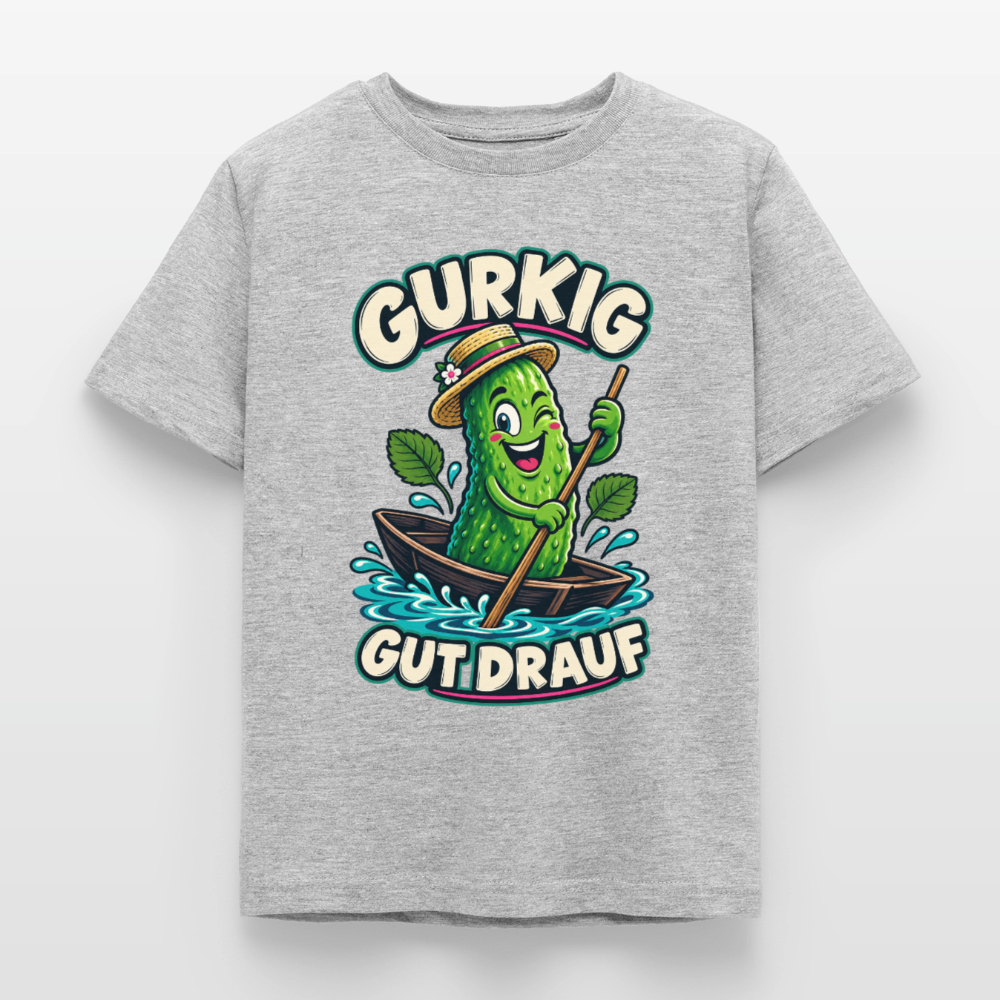 Kinder T-Shirt - Grau meliert