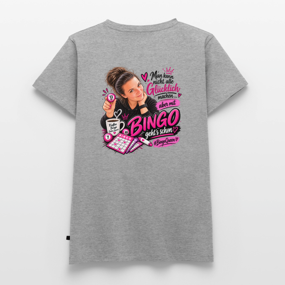 Frauen Premium T-Shirt - Grau meliert