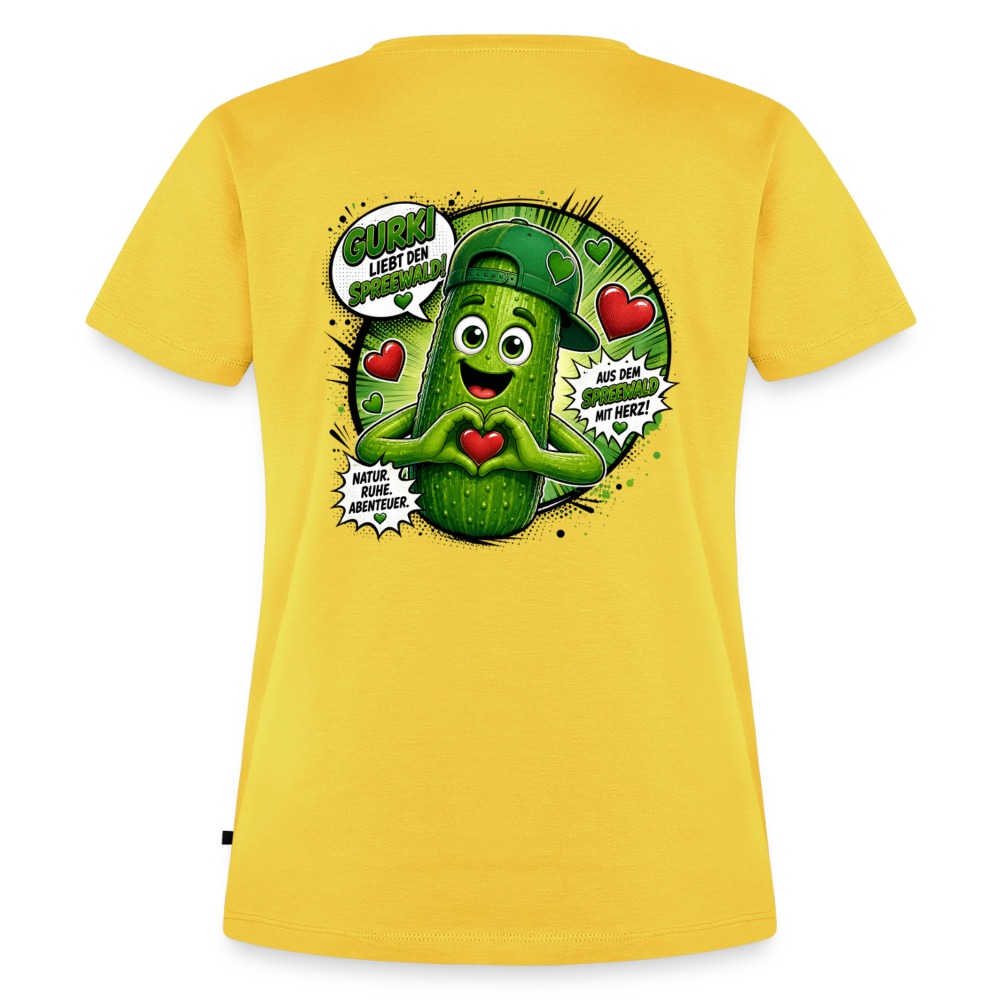 Frauen Premium T-Shirt - Sonnengelb
