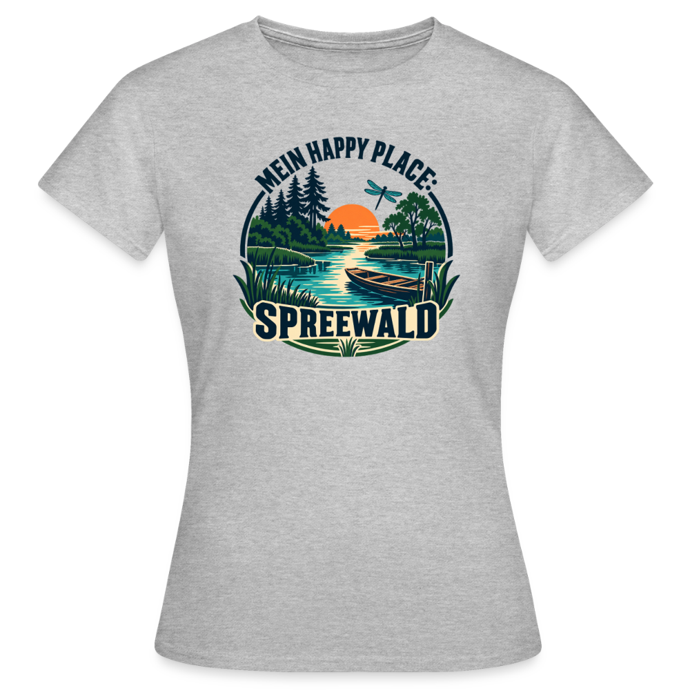 Frauen T-Shirt - Grau meliert
