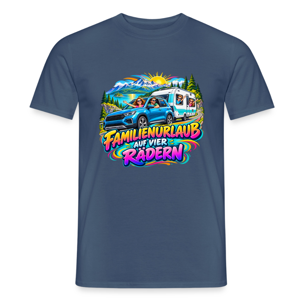 Männer T-Shirt - Dunkles Denimblau