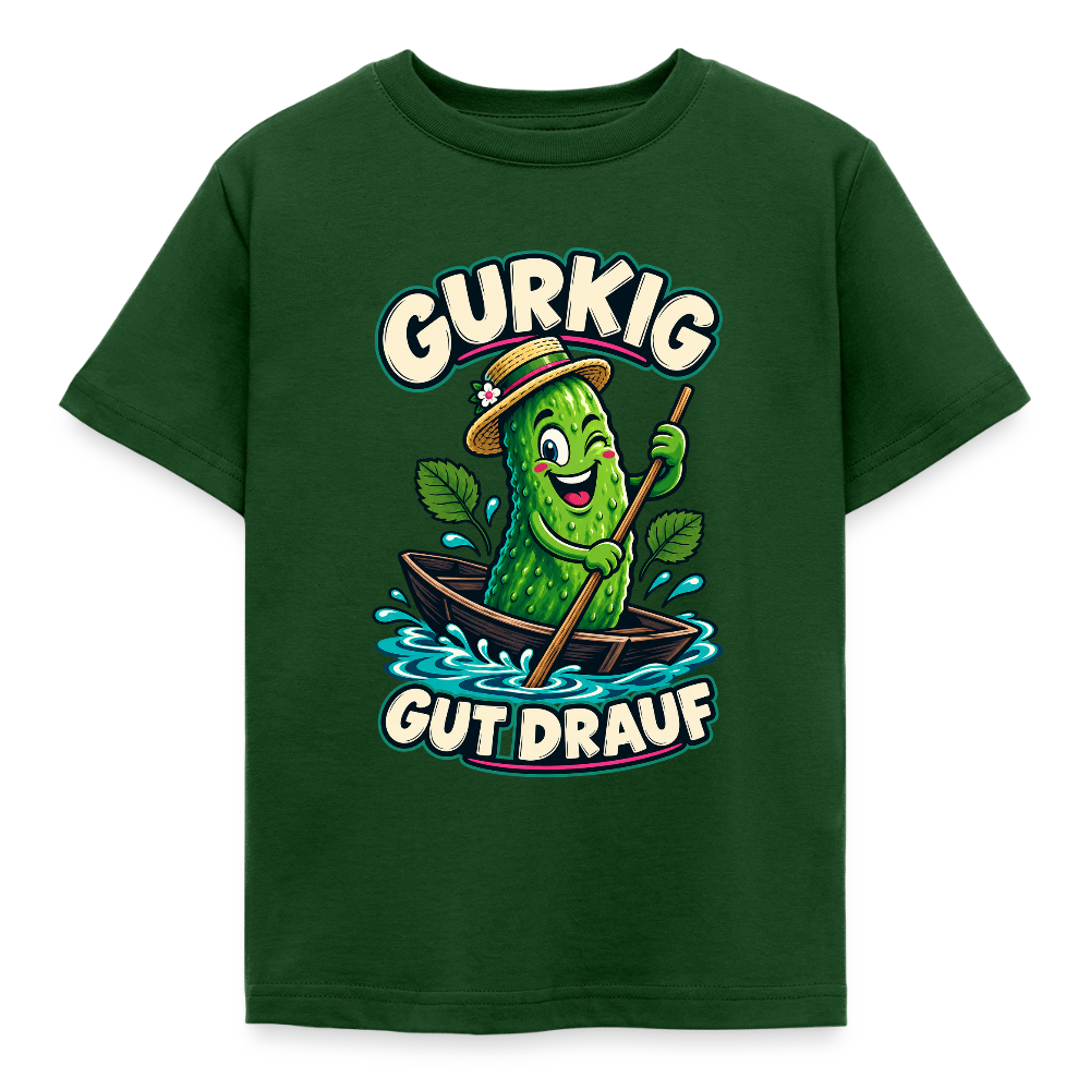 Kinder T-Shirt - Forstgrün 