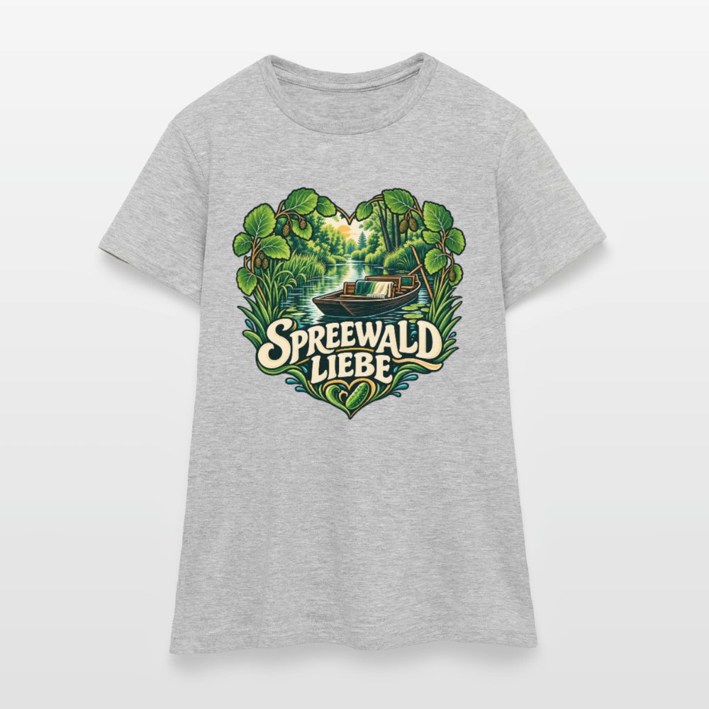 Frauen T-Shirt - Grau meliert