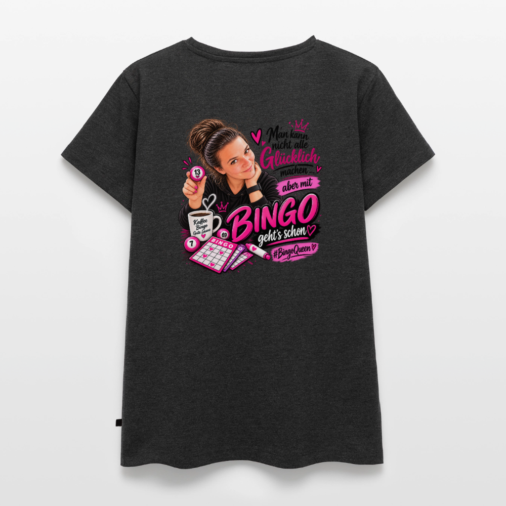 Frauen Premium T-Shirt - Anthrazit meliert