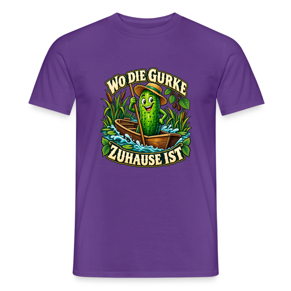 Männer T-Shirt - Lila