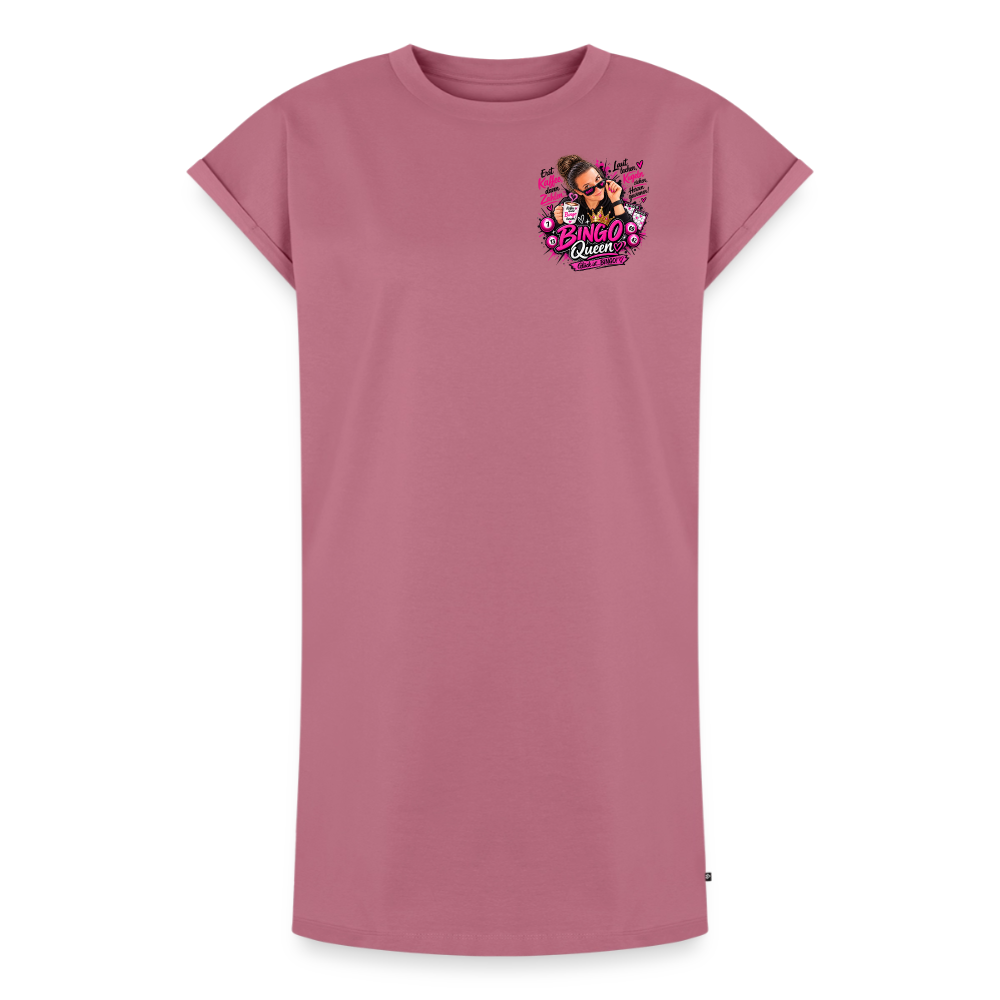 Frauen Premium Organic T-Shirt Kleid - Mauve