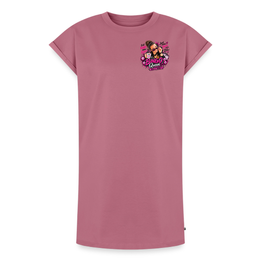 Frauen Premium Organic T-Shirt Kleid - Mauve