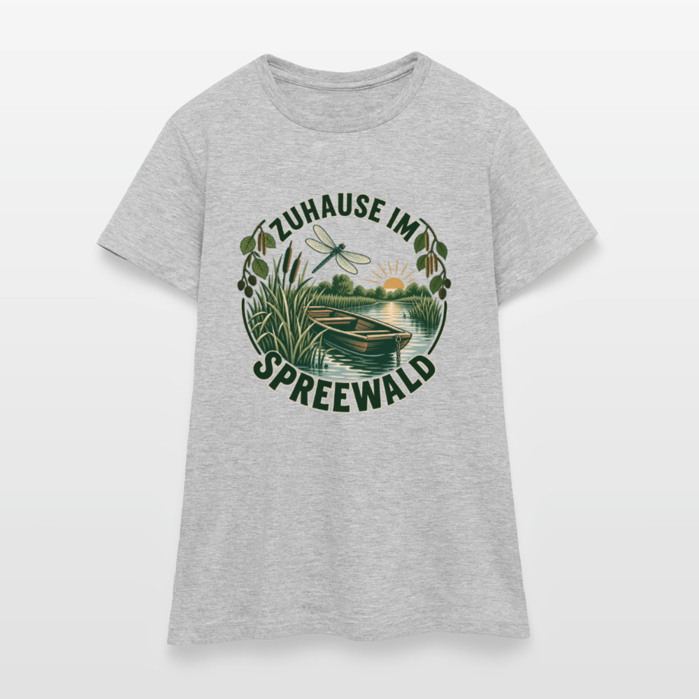 Frauen T-Shirt - Grau meliert