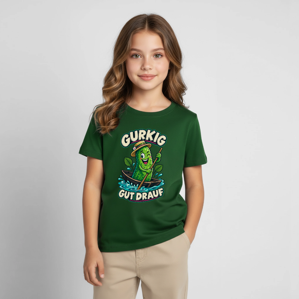 Kinder T-Shirt - Forstgrün 