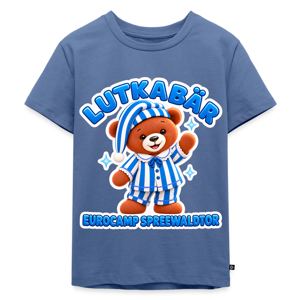 Kinder Premium T-Shirt - Taubenblau
