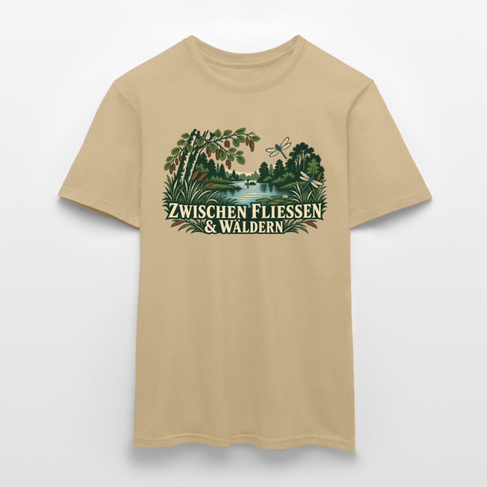 Männer T-Shirt - Sandbeige