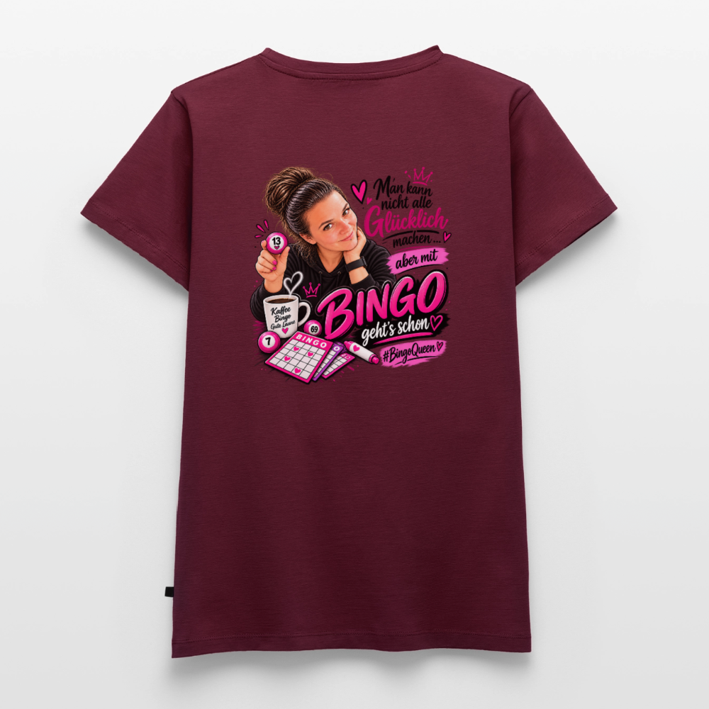 Frauen Premium T-Shirt - Burgunderrot