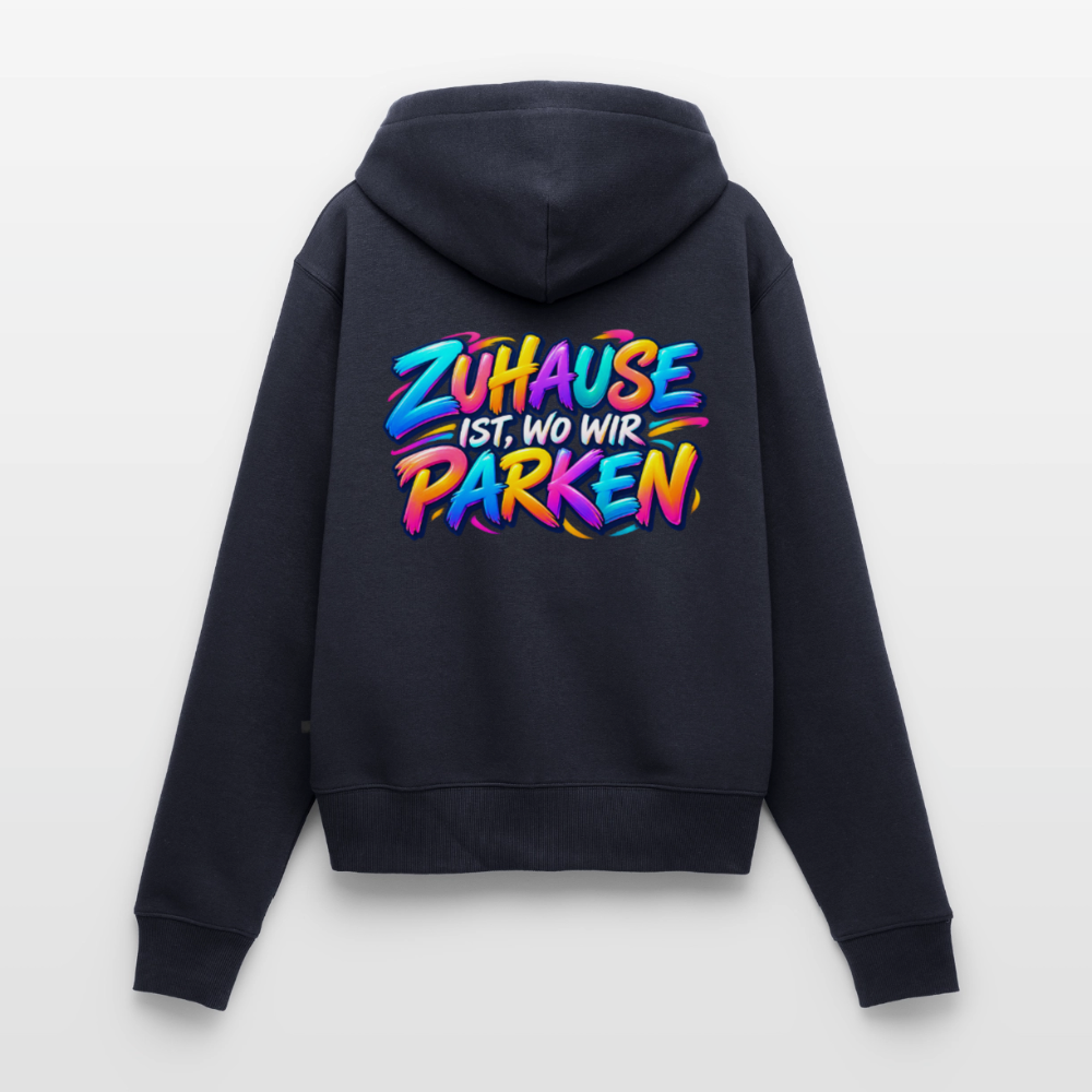 Frauen Premium Kapuzenjacke - Navy