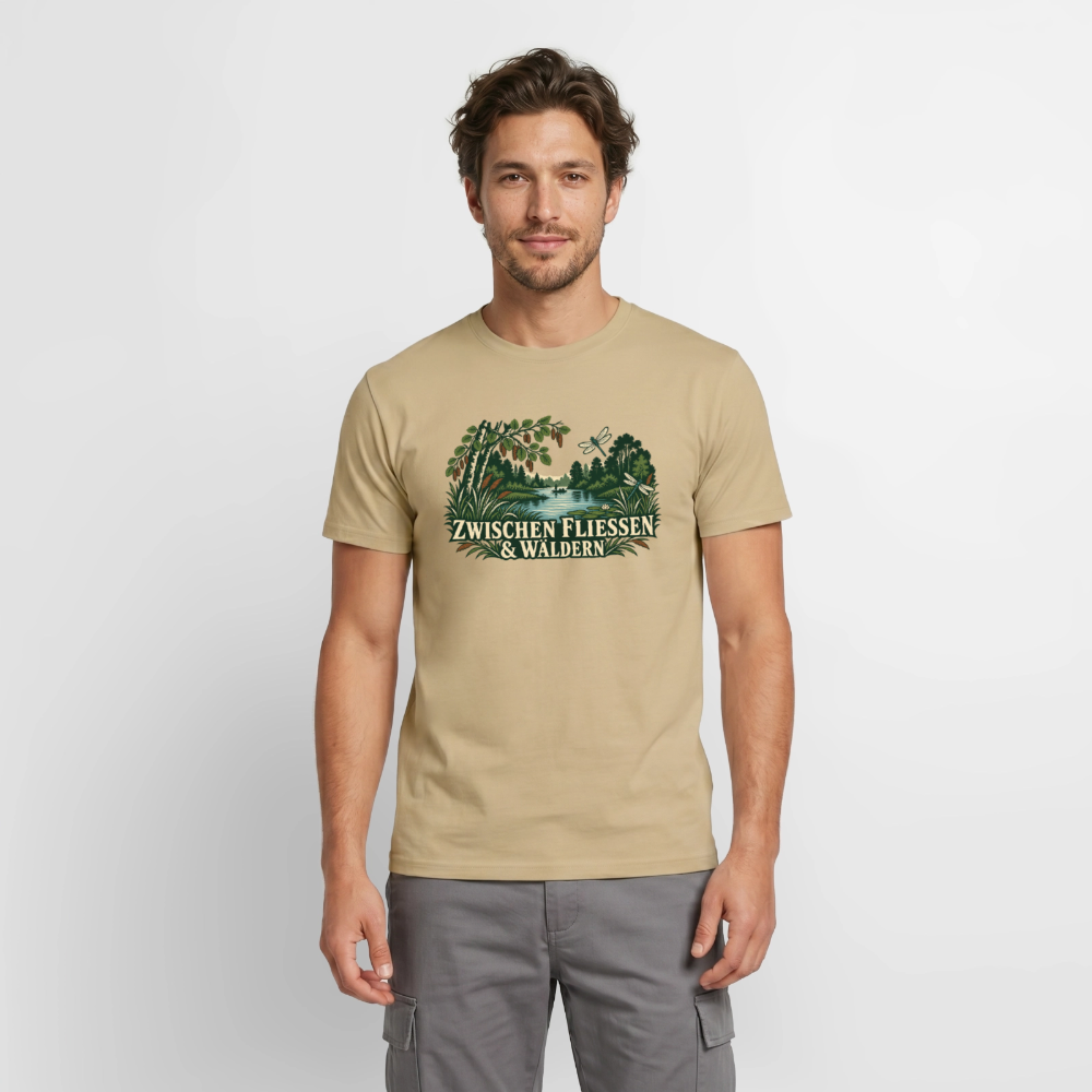 Männer T-Shirt - Sandbeige