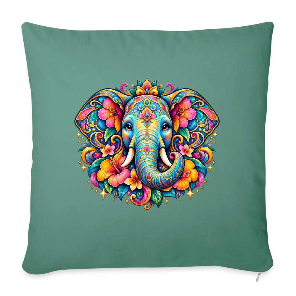 Sofakissenbezug 44 x 44 cm - Tanngrün