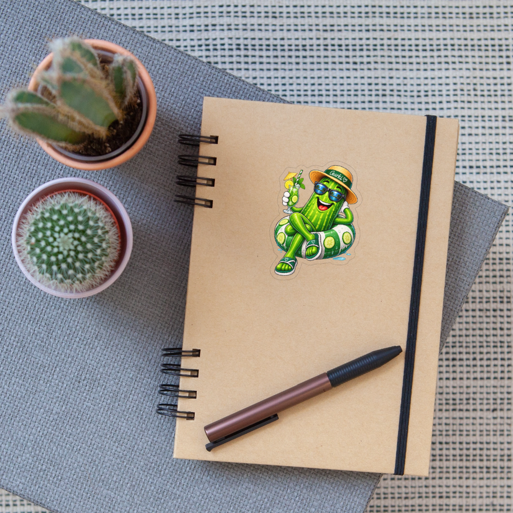 Sticker Größe S (10 x 10 cm) - Transparent glänzend