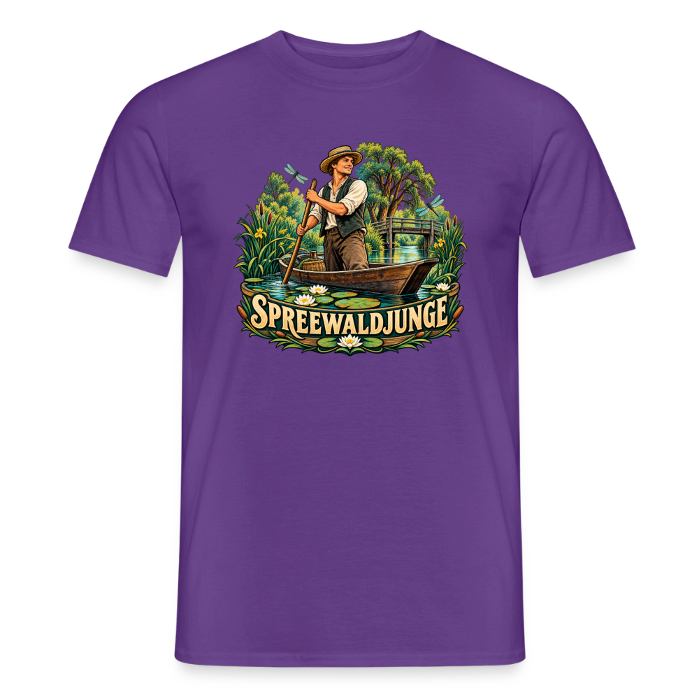 Männer T-Shirt - Lila