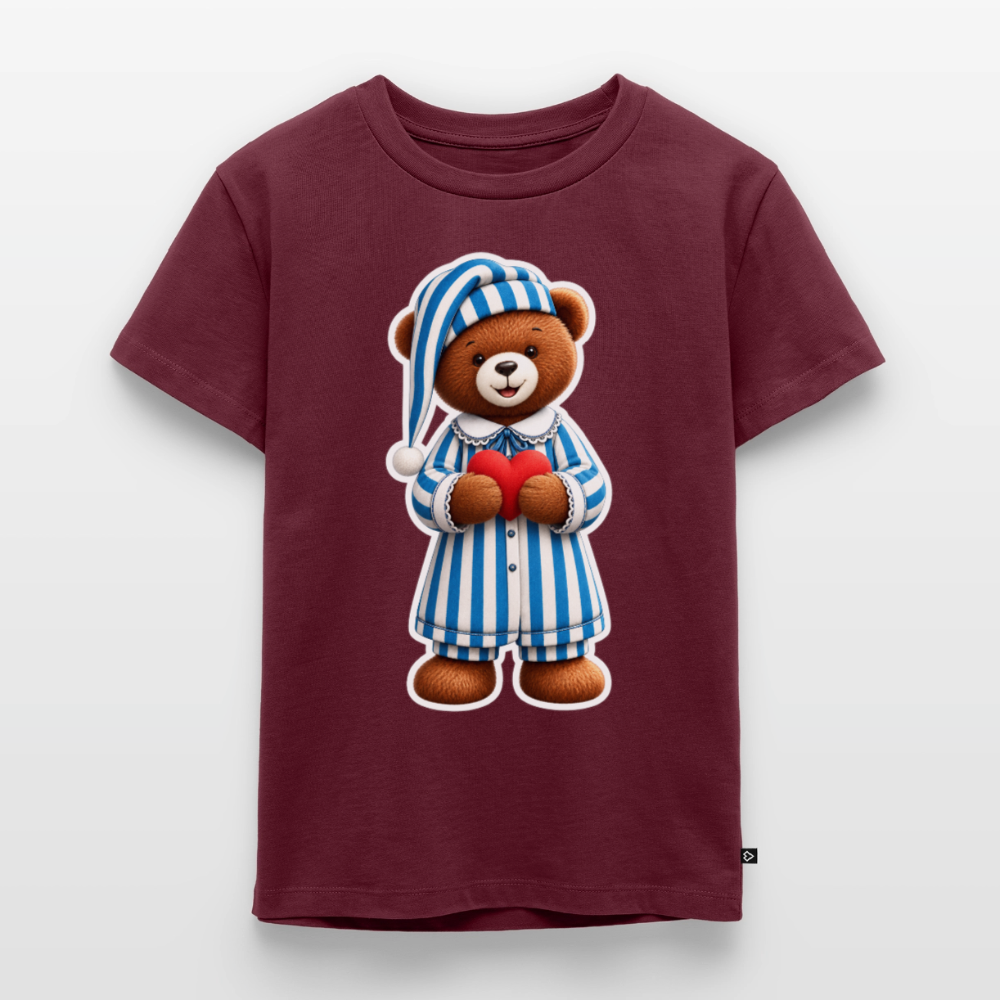 Kinder Premium T-Shirt - Burgunderrot