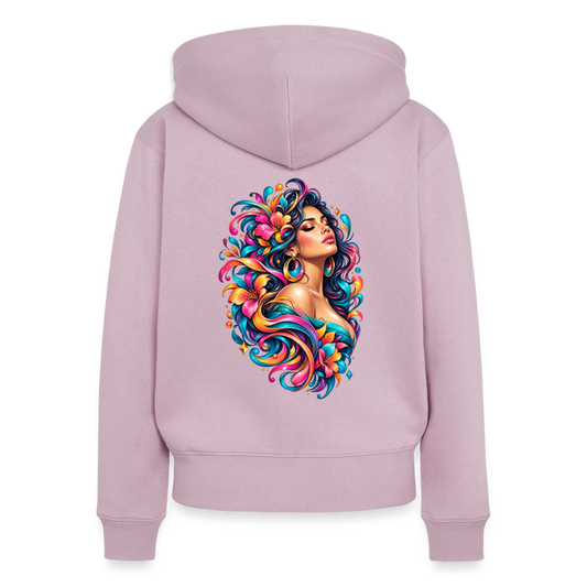 Frauen Premium Kapuzenjacke - Altrosa