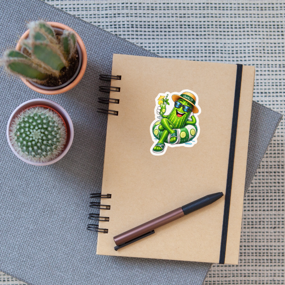 Sticker Größe S (10 x 10 cm) - Weiß glänzend