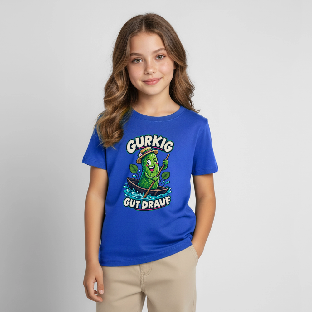 Kinder T-Shirt - Royalblau