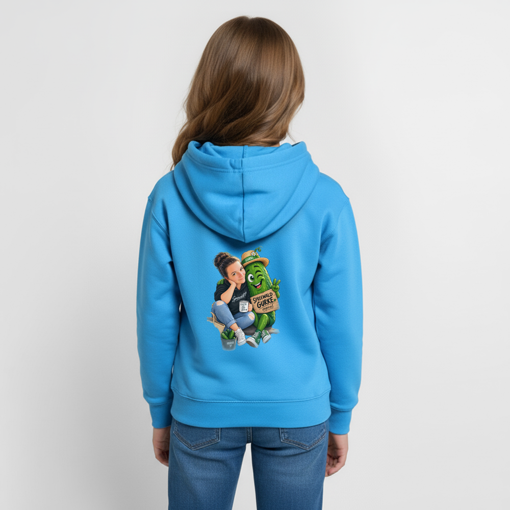 Teenager Hoodie - Meeresblau