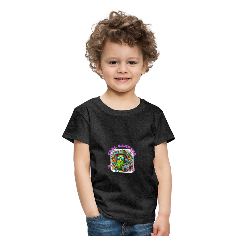 Kinder Premium T-Shirt Cool Camping - Anthrazit