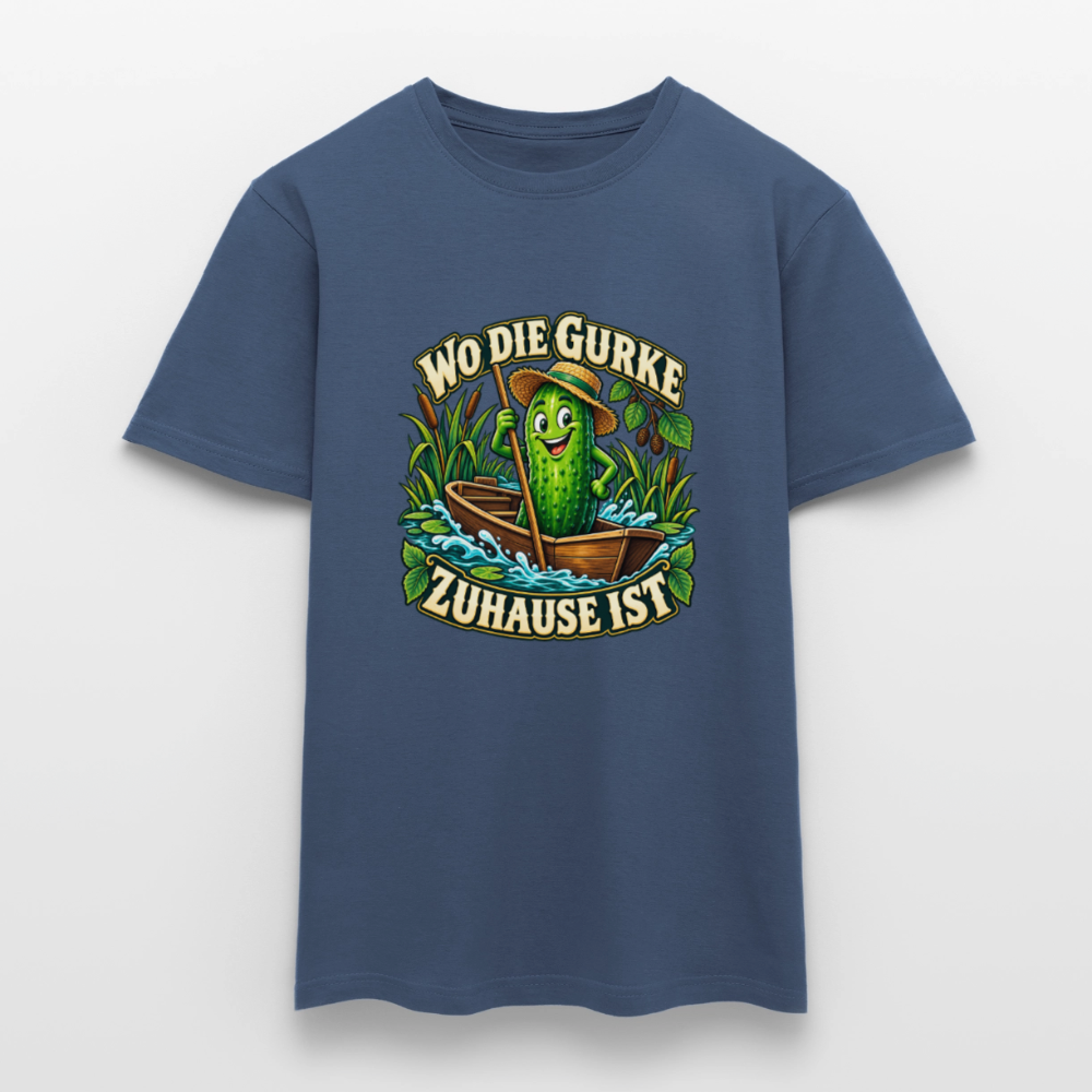 Männer T-Shirt - Dunkles Denimblau